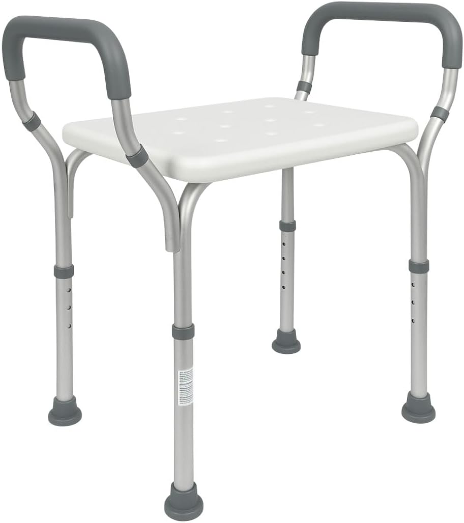 Duschhocker höhenverstellbar mit Armlehnen