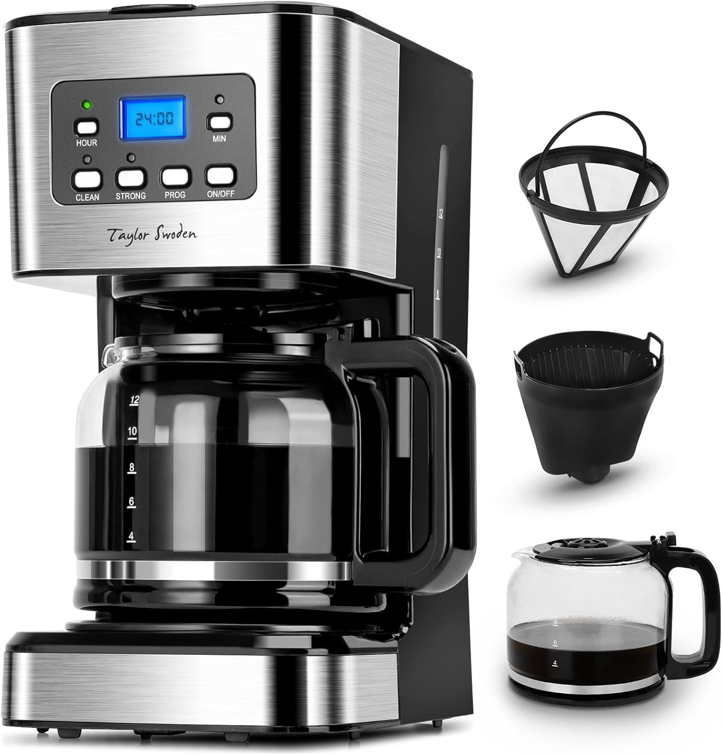 Filterkaffeemaschine Darcy, Schwarz