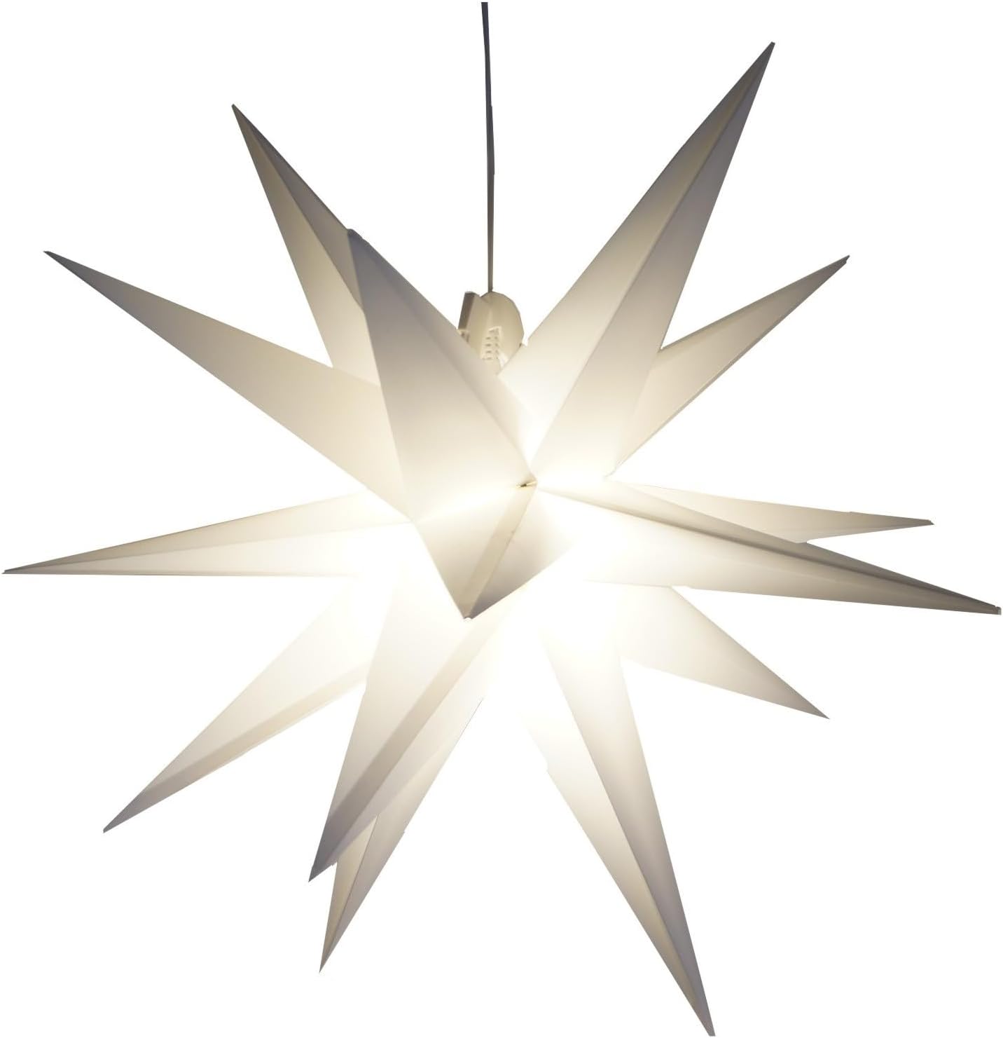Weihnachtsstern, Ø 35 Cm Trafo Weiss