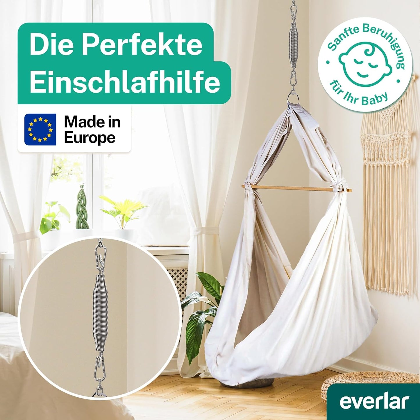 Feder für Babywiege