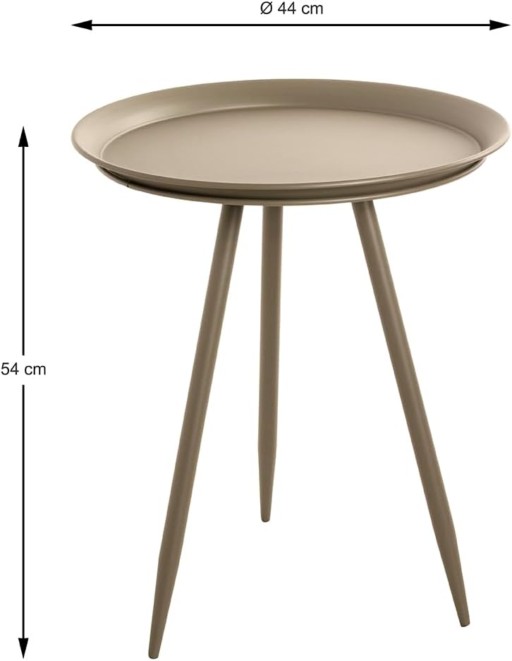 Moderner Beistelltisch (54 x 44 cm), Ø 44 x H 54 cm Grün