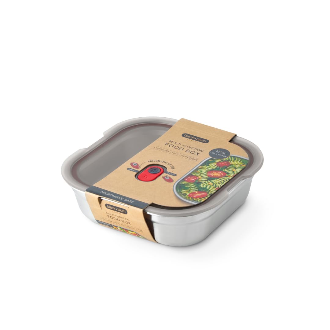 Multifunktionale Lunchbox mit Vakuumverschluss, Eckig 1100 ml