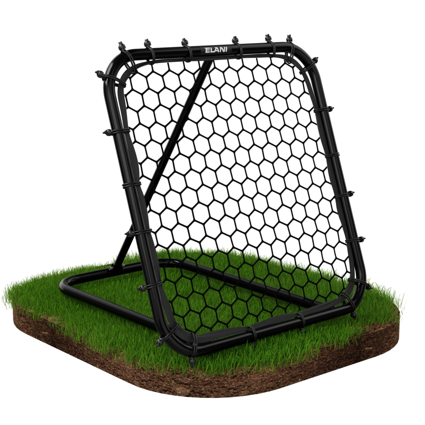 Rebounder für Fussball, Handball & Volleyball, Schwarz - Basic