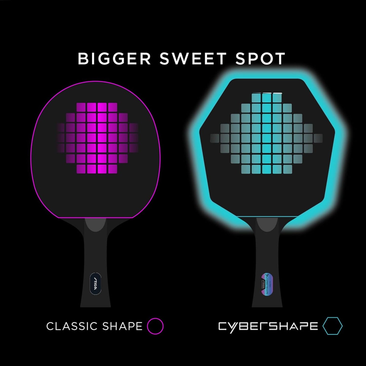 Cybershape Carbon CWT Tischtennisholz, Konkav Master