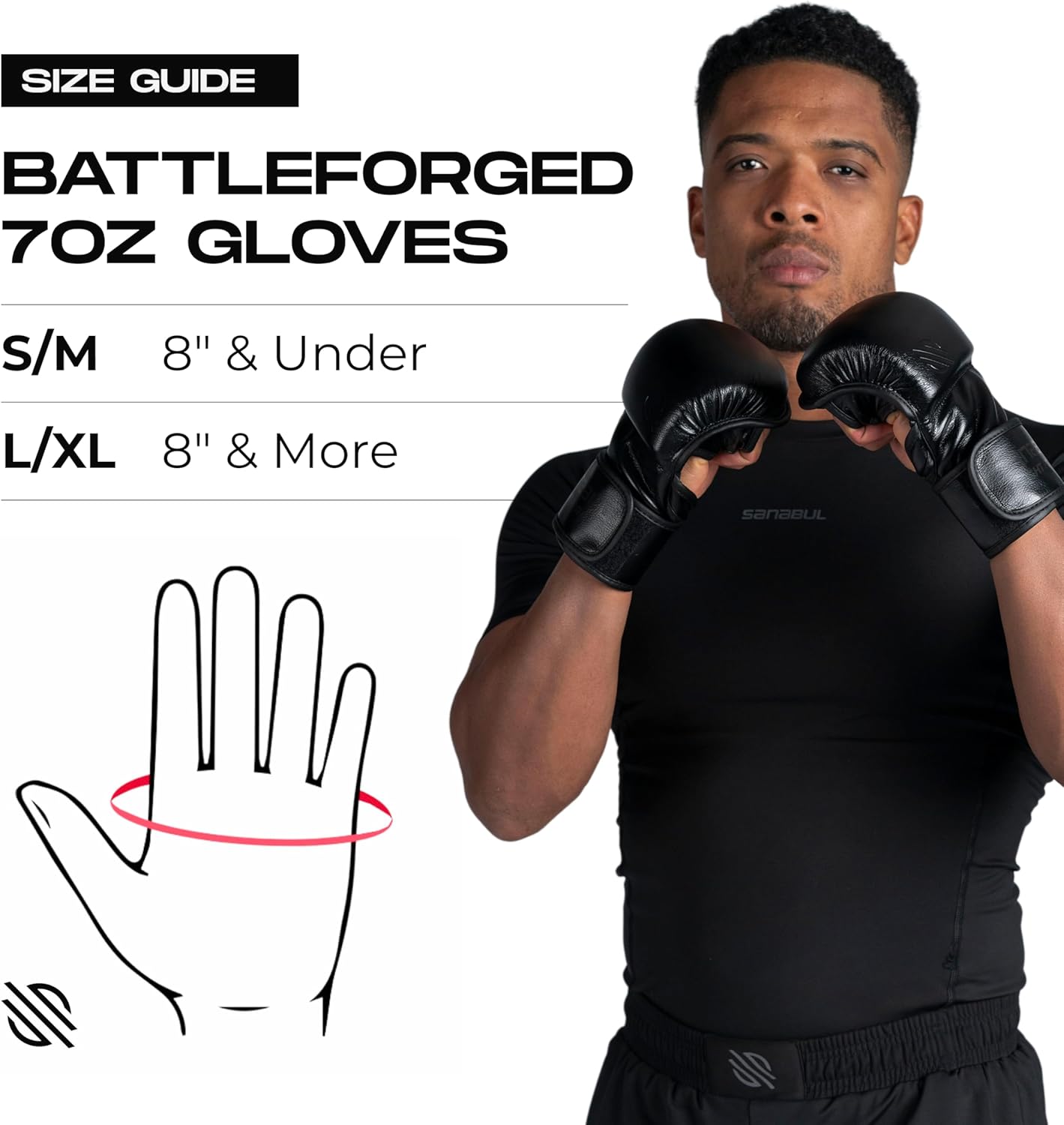 MMA Hybrid Sparring Handschuhe