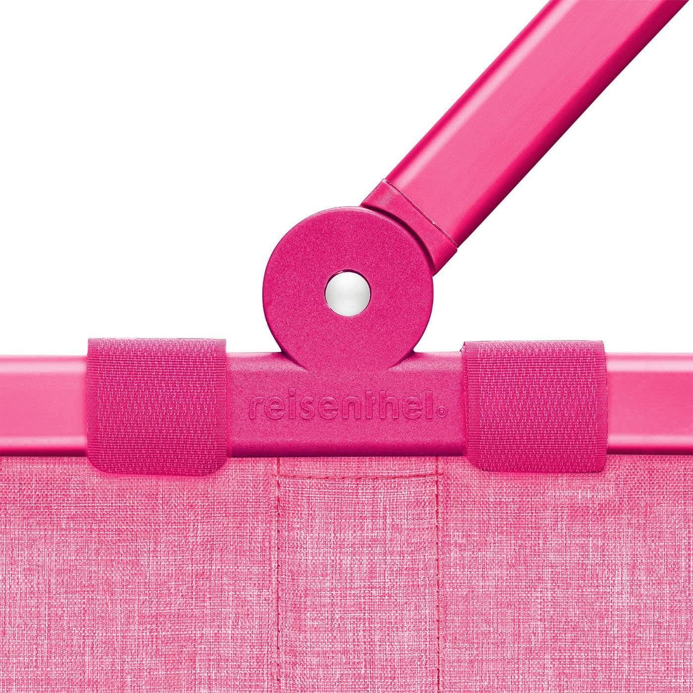 carrybag - Wasserabweisender Einkaufskorb mit Innentasche, Frame Twist Pink Single