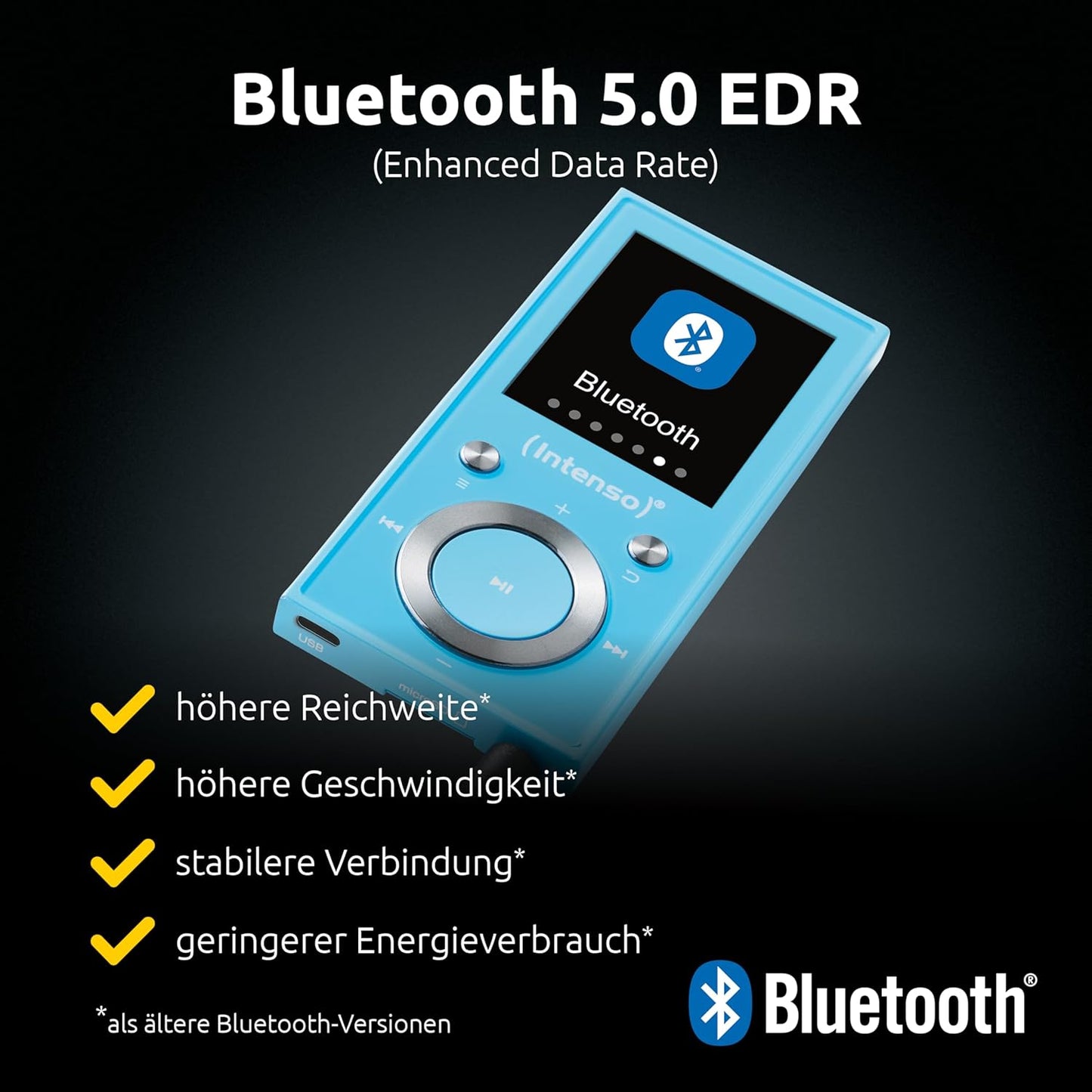 MP3-Videoplayer, blau