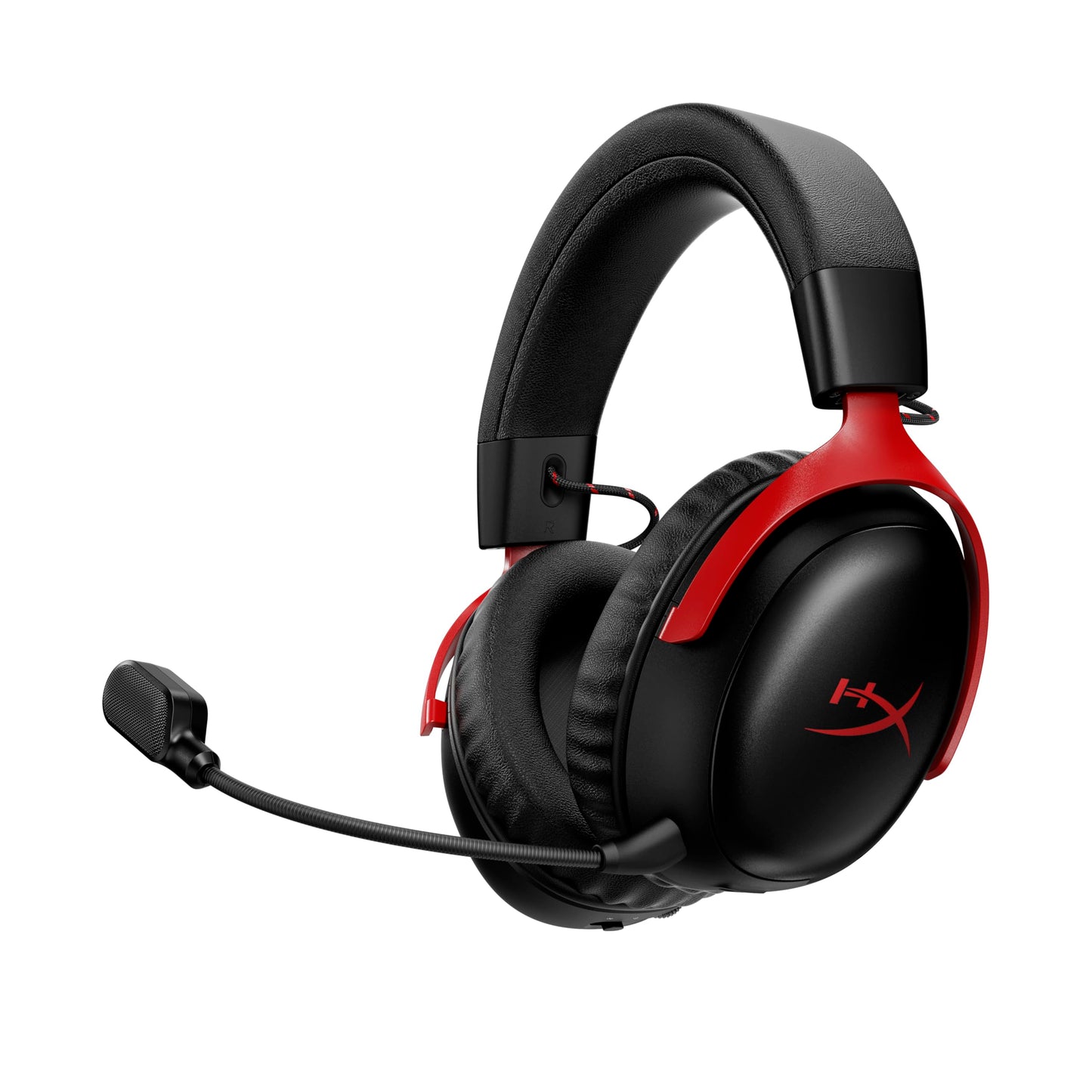 Kabelloses Gaming-Headset Cloud III S, Cloud III S 2025 Edition Schwarz/Rot