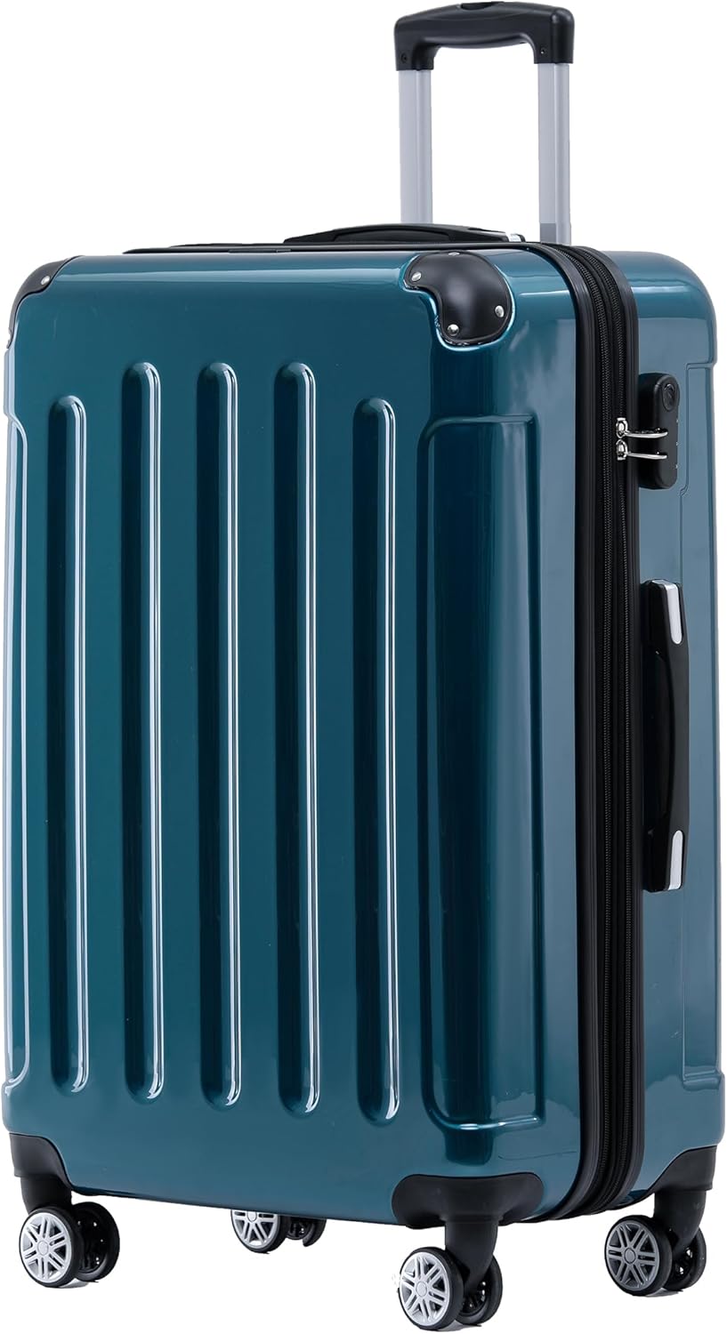 2048 Zwillingsrollen Hartschalenkoffer mit Dehnfuge, Pale Green L