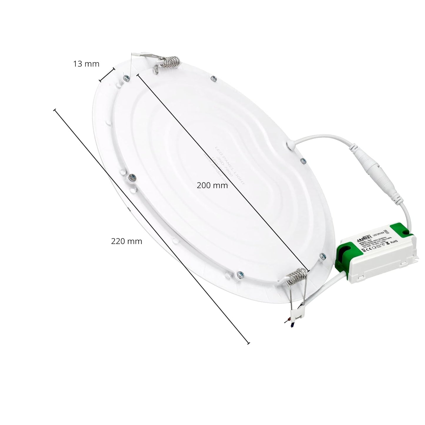 LED-Einbau-Downlights, Warmes weiss 3000k