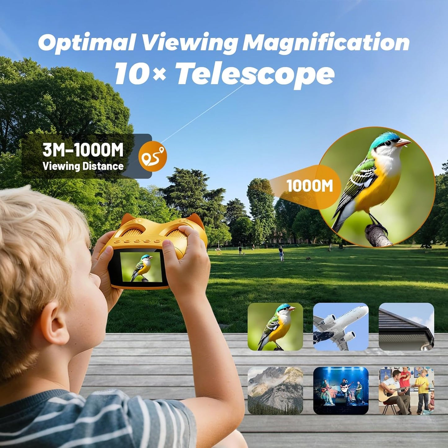 2-in-1 Fernglas-Mikroskop für Kinder