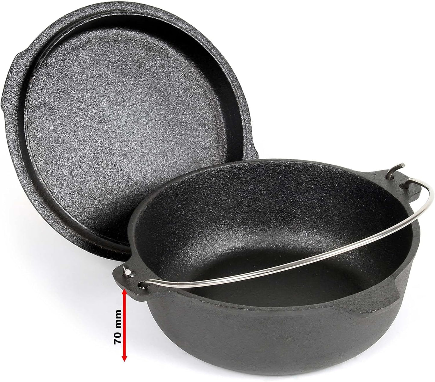 Dutch Oven Set (4l) mit Untersetzer und Deckelheber