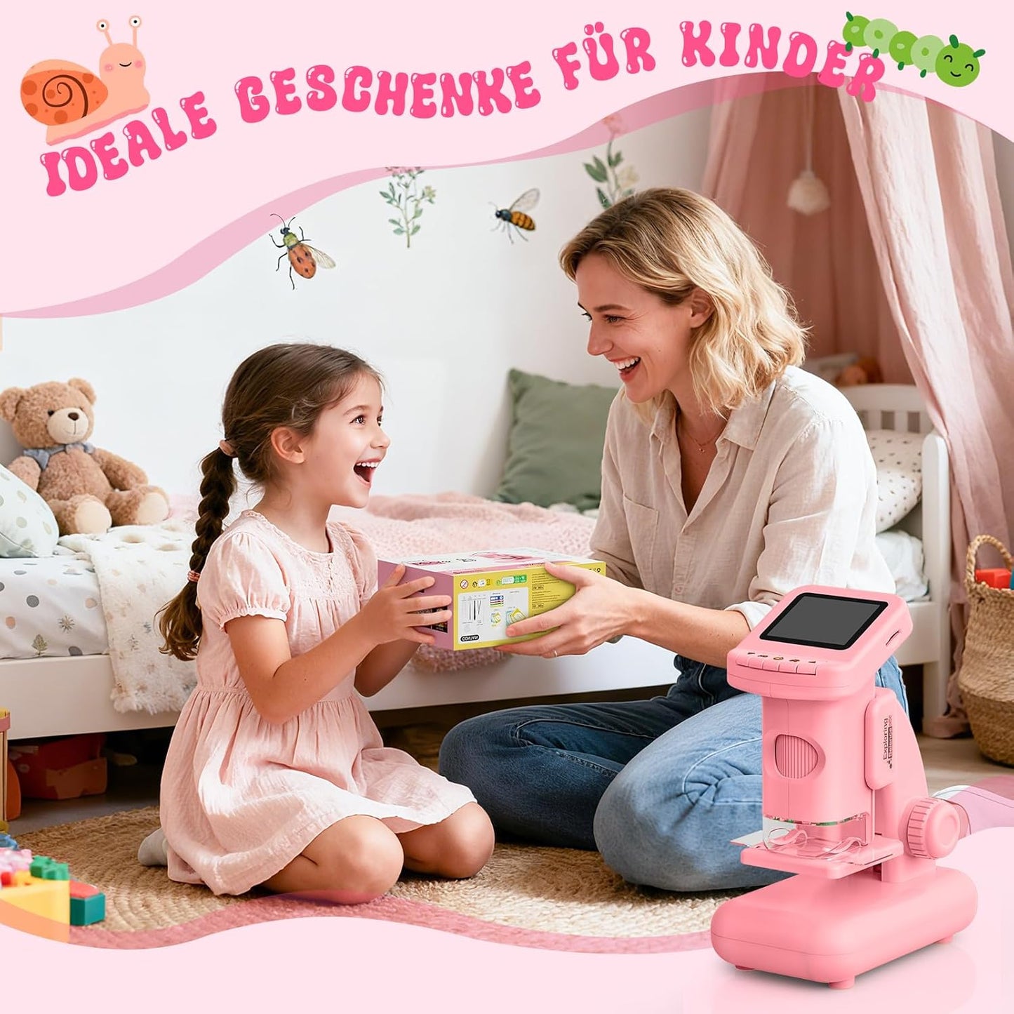 Digitales Kindermikroskop, PINK-2
