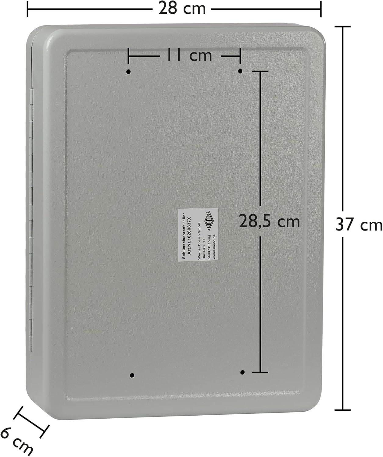 Schlüsselschrank mit Sicherheitsschloss, 110 Schlüssel