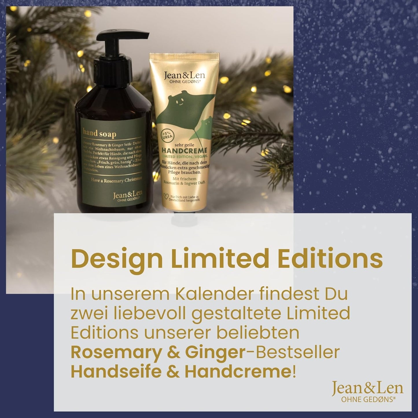 Beauty Adventskalender mit Rosemary & Ginger Limited Editions