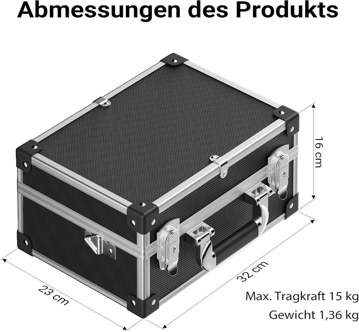 Universalkoffer, Schwarz Set 1-tlg.