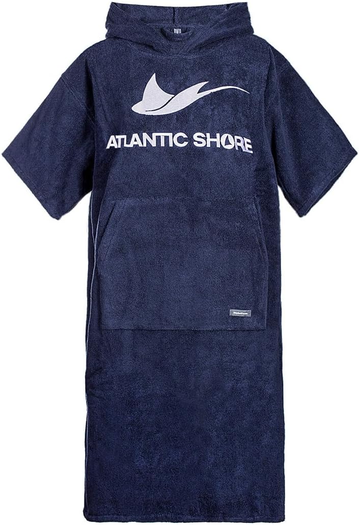 Surf Poncho mit Kapuze, S-M Navy Blue