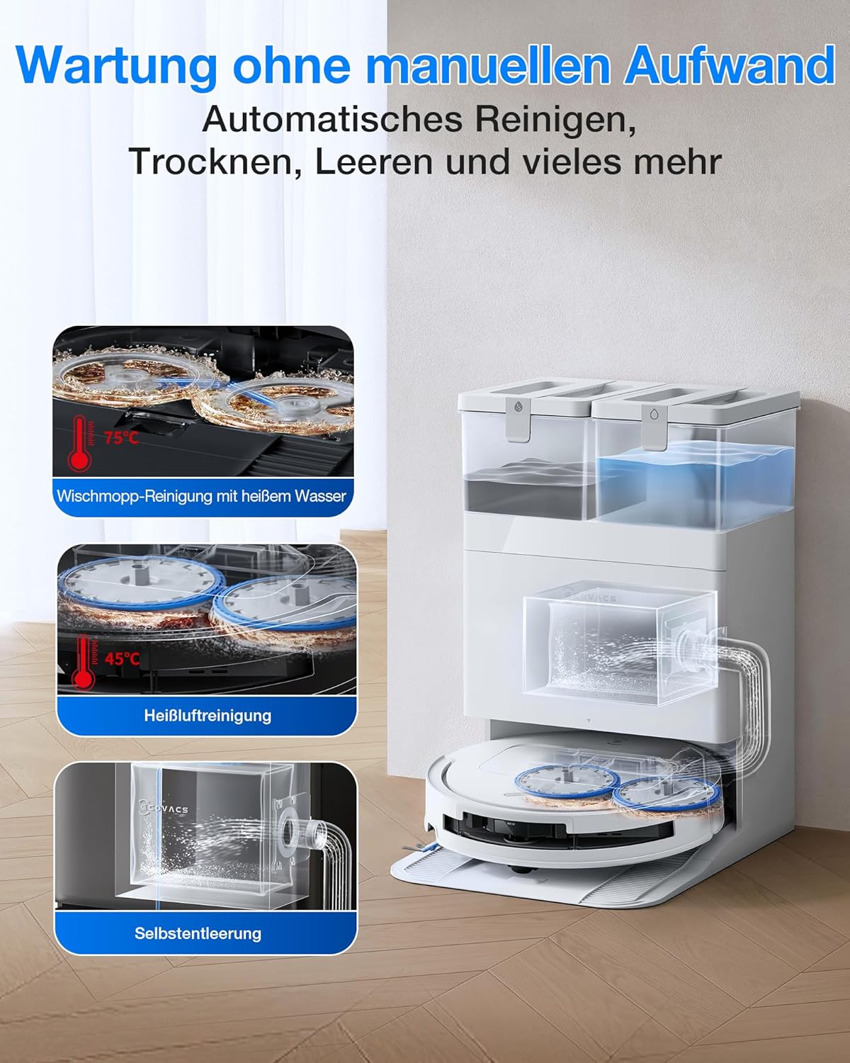 DEEBOT T50 Omni Saug- und Wischroboter