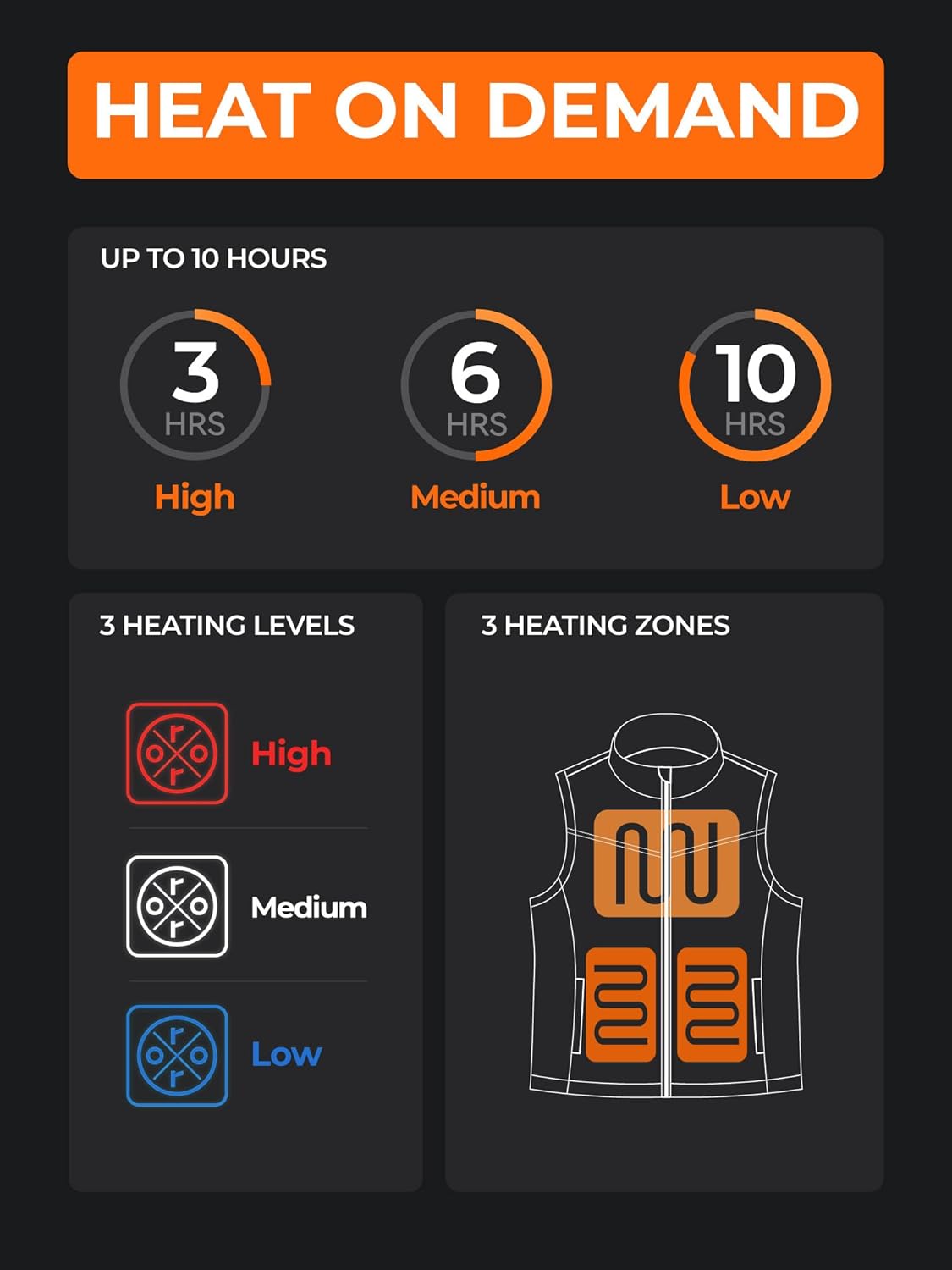 Beheizbare Fleeceweste, S Hellgrau