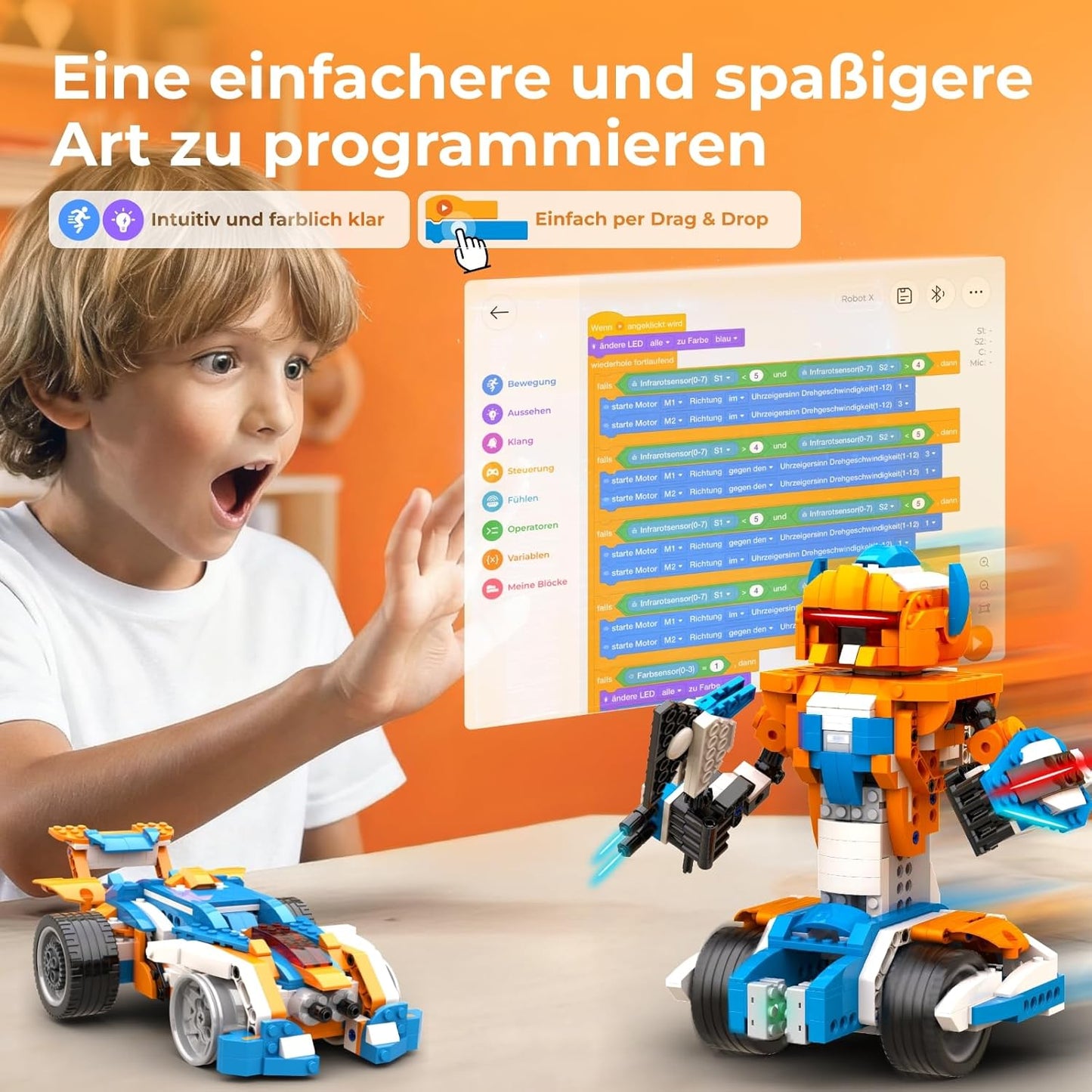 Robot X Stem-Roboter-Set, Robot X (New)