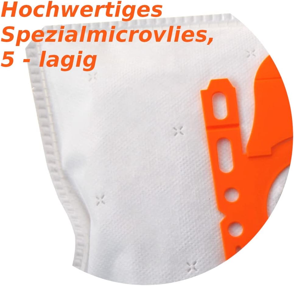 Staubsaugerbeutel-Set 5-lagig (20 Stück) kompatibel S62/S67/S68, Geeignet Swirl S67