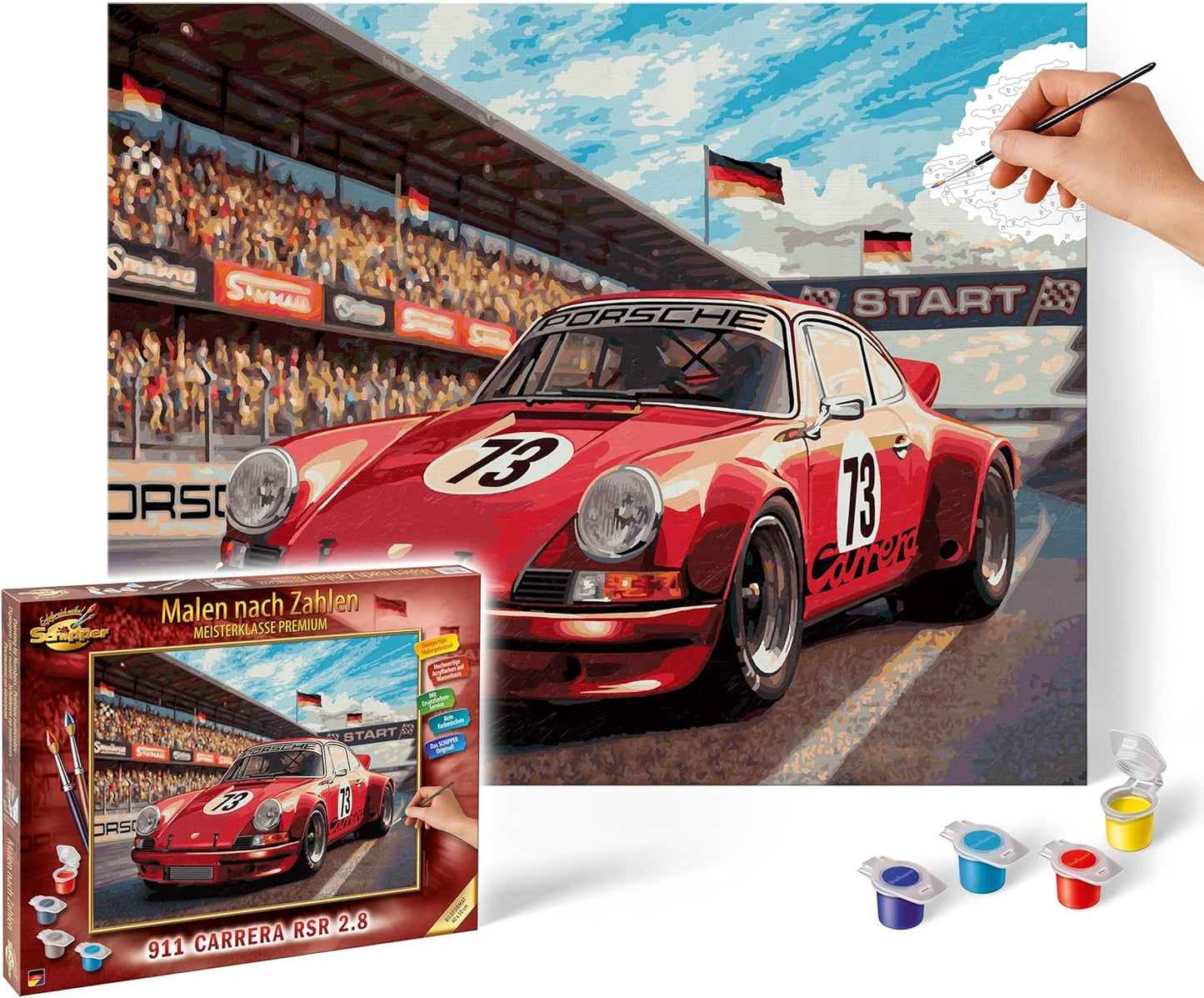 Malen nach Zahlen Porsche 911 Carrera RSR 2.8