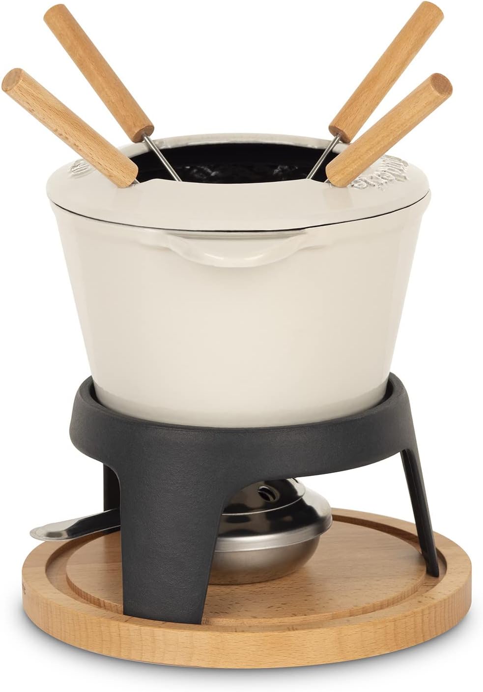 Mont Joly - Käse- und Schokoladenfondue-Set, Beige|4 Personen