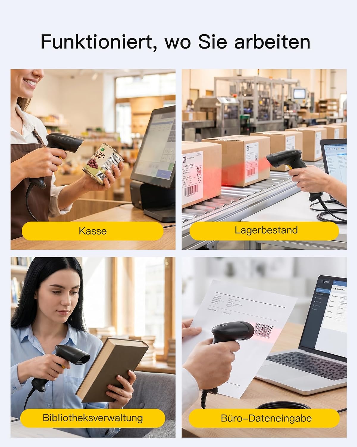 Hyper A60 Barcode Scanner 1D, 2D, QR