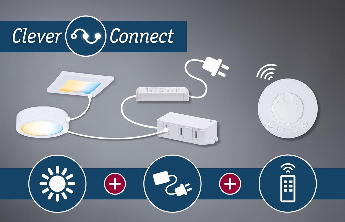 LED-Möbelleuchte Clever Connect Starter Set