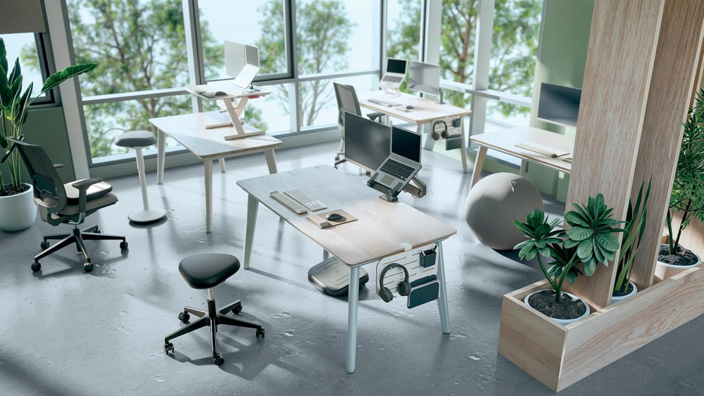 Ergonomischer Sitzhocker Ergo, Schwarz Sitzhocker mit Rollen