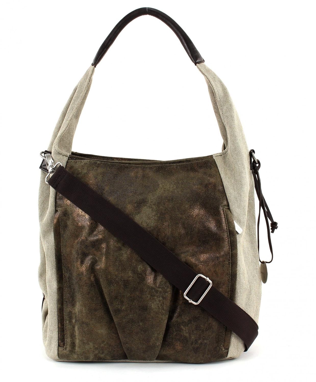 Hobo Bag Wickeltasche, Oliv