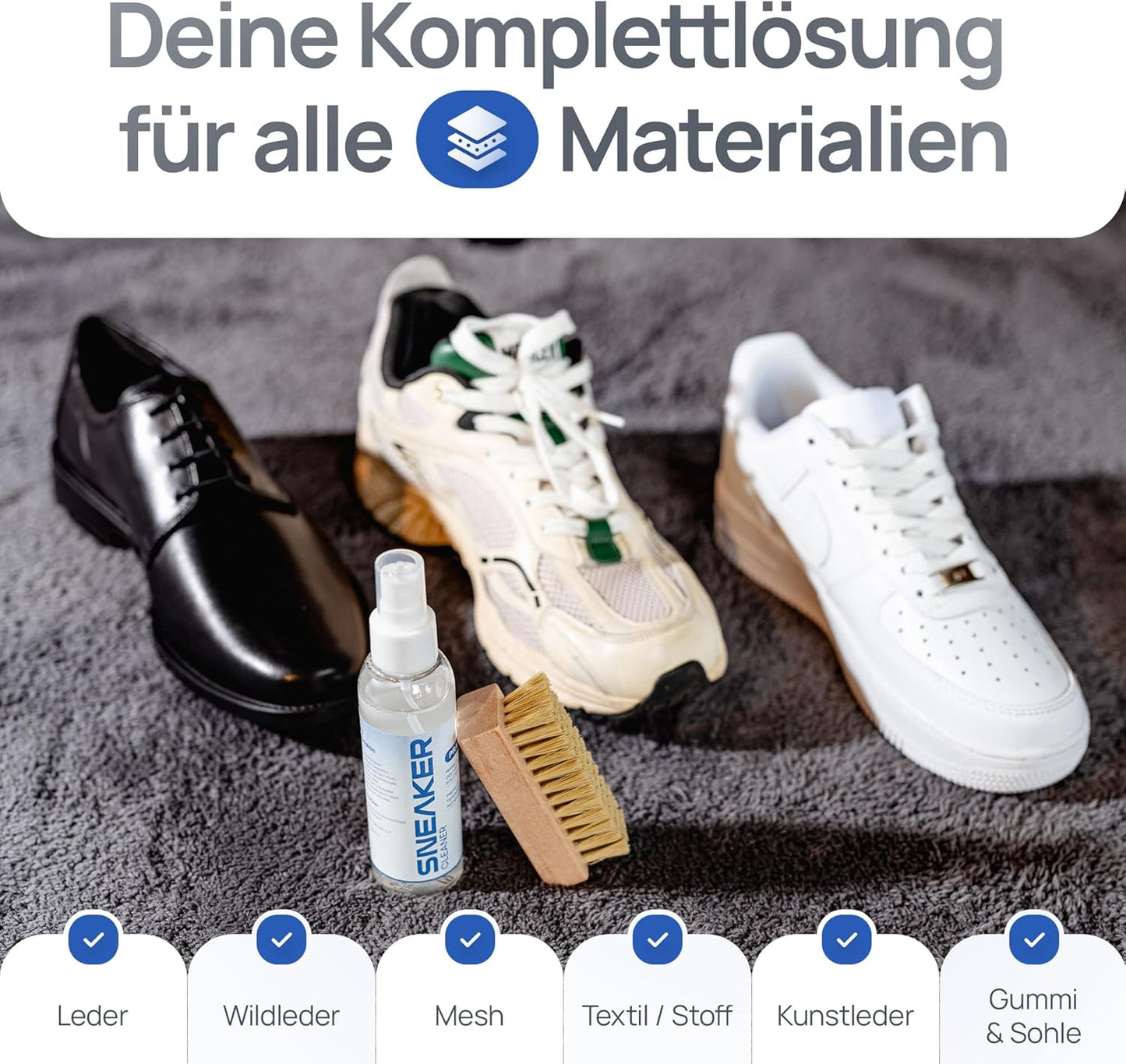 Sneaker-Reiniger-Set inkl. Bürste