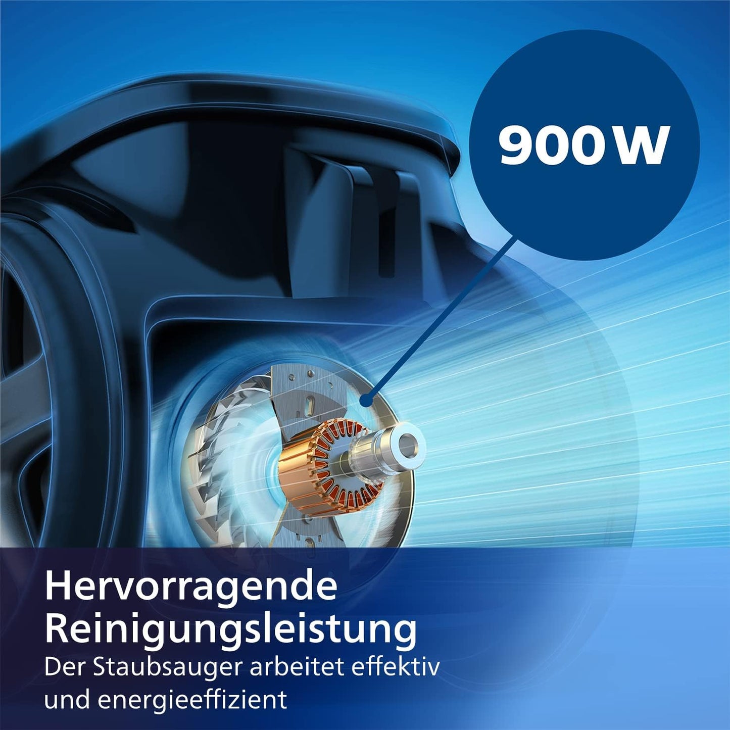 FC8243/09 PowerGo Staubsauger mit Allergiefilter