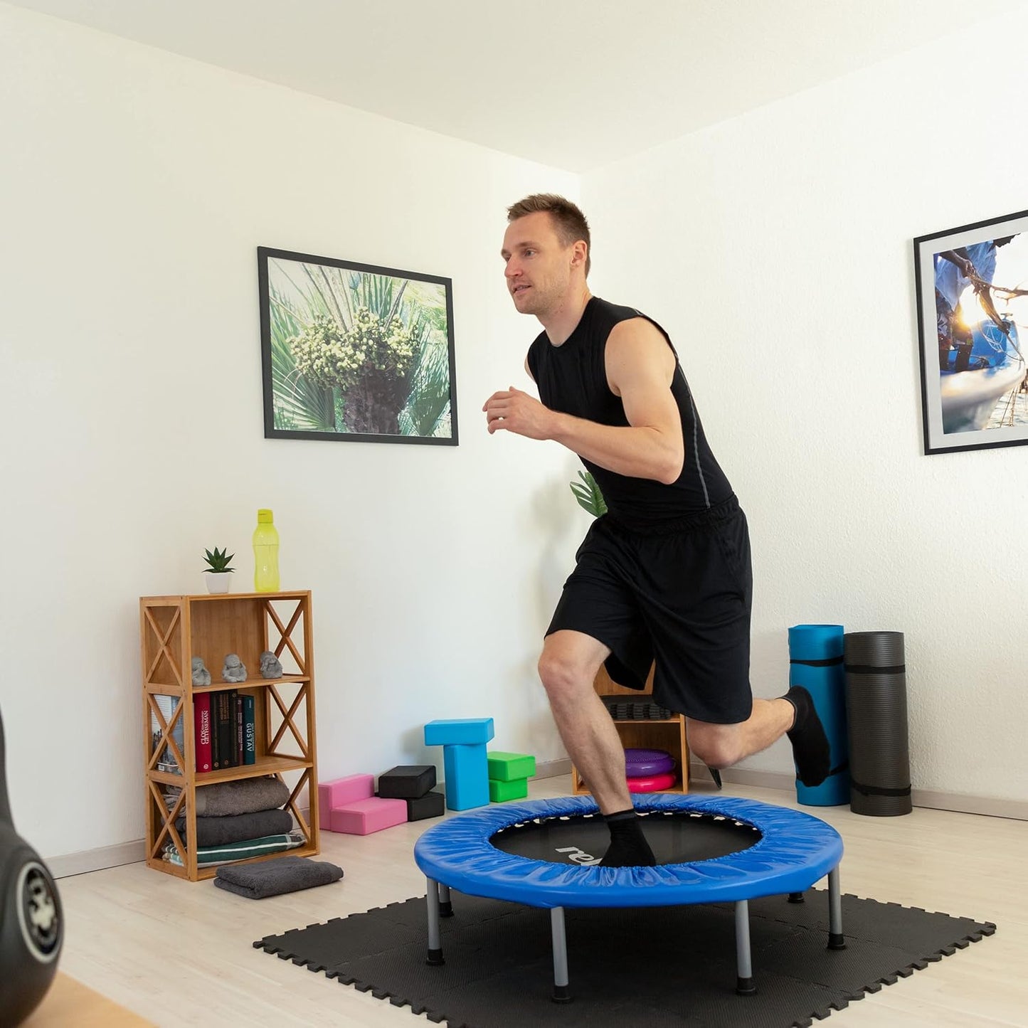 Faltbares Indoor-Fitness-Trampolin