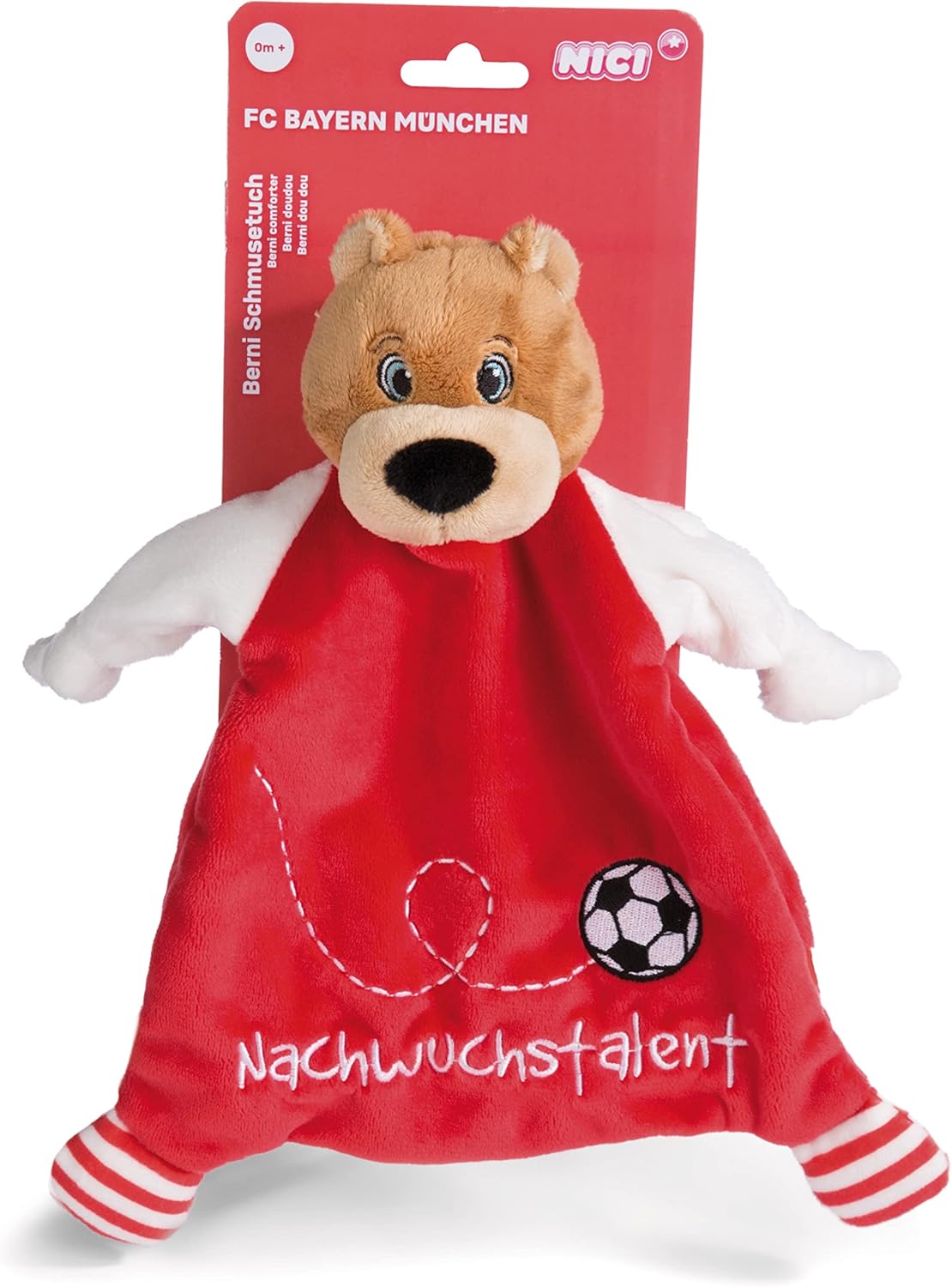 Schnuffeltuch - FC BAYERN MÜNCHEN Bär Berni, Schmusetuch