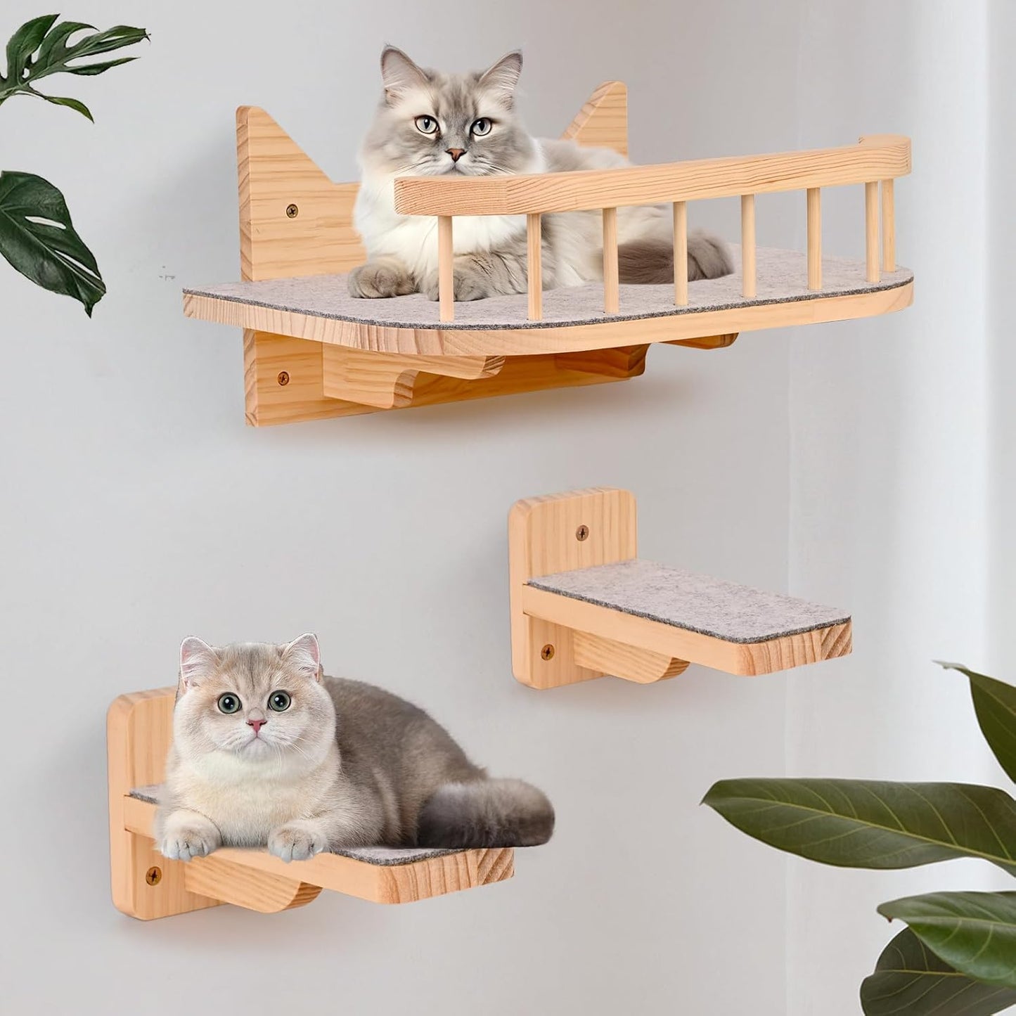 Katzen-Wandbrett und Stufen