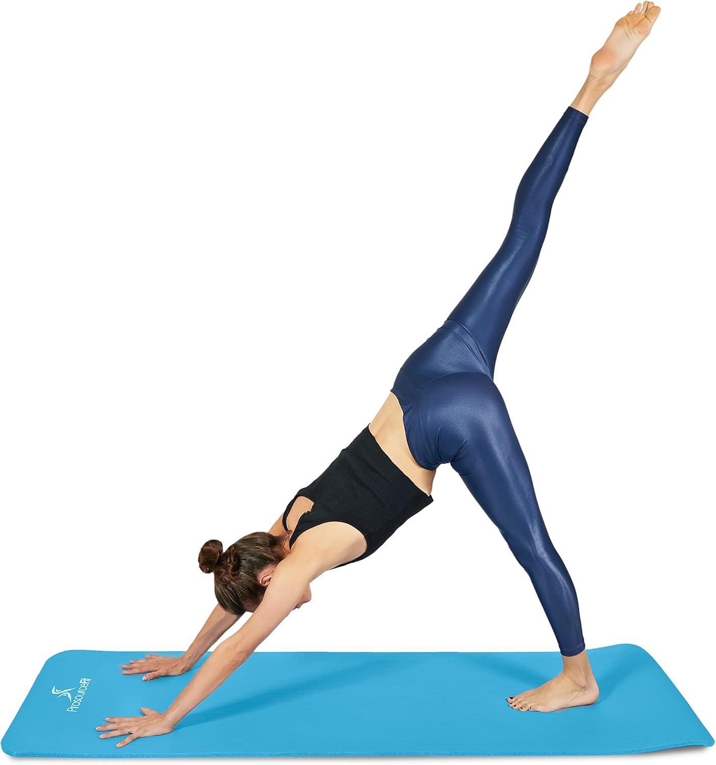 Yoga- und Pilatesmatte, 1/2" Aqua