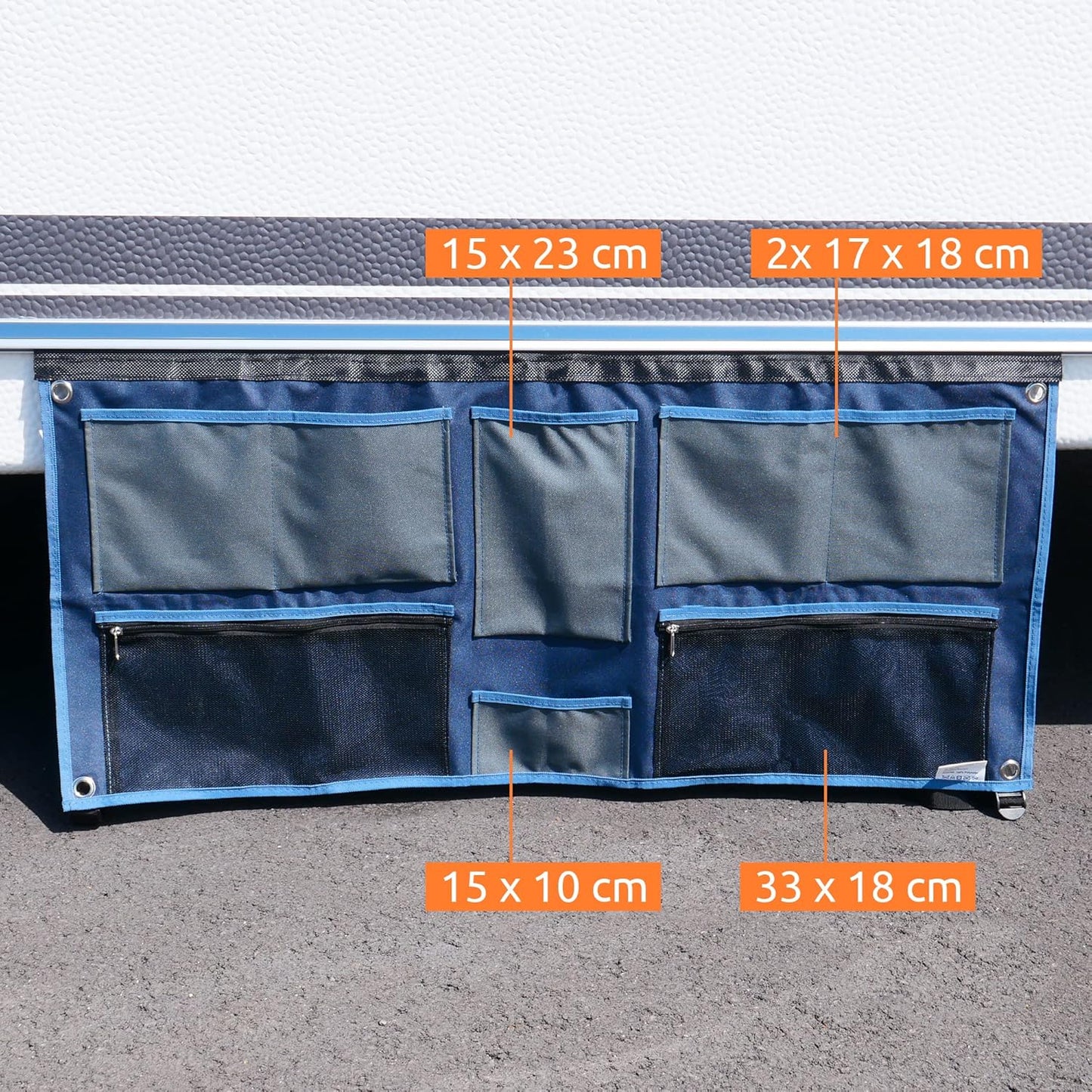 Caravan Organizer Wide (6 Fächer), Wide | 45 x 100 cm | 6 Fächer