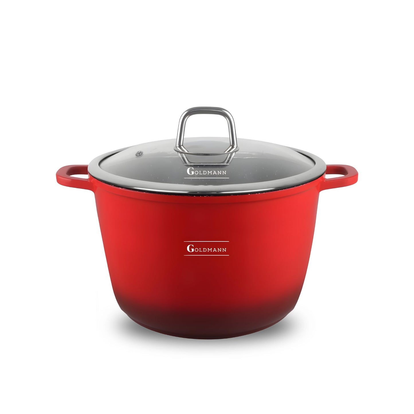 Kochtopf mit Antihaftbeschichtung, Rot 10L - Ø 28 CM
