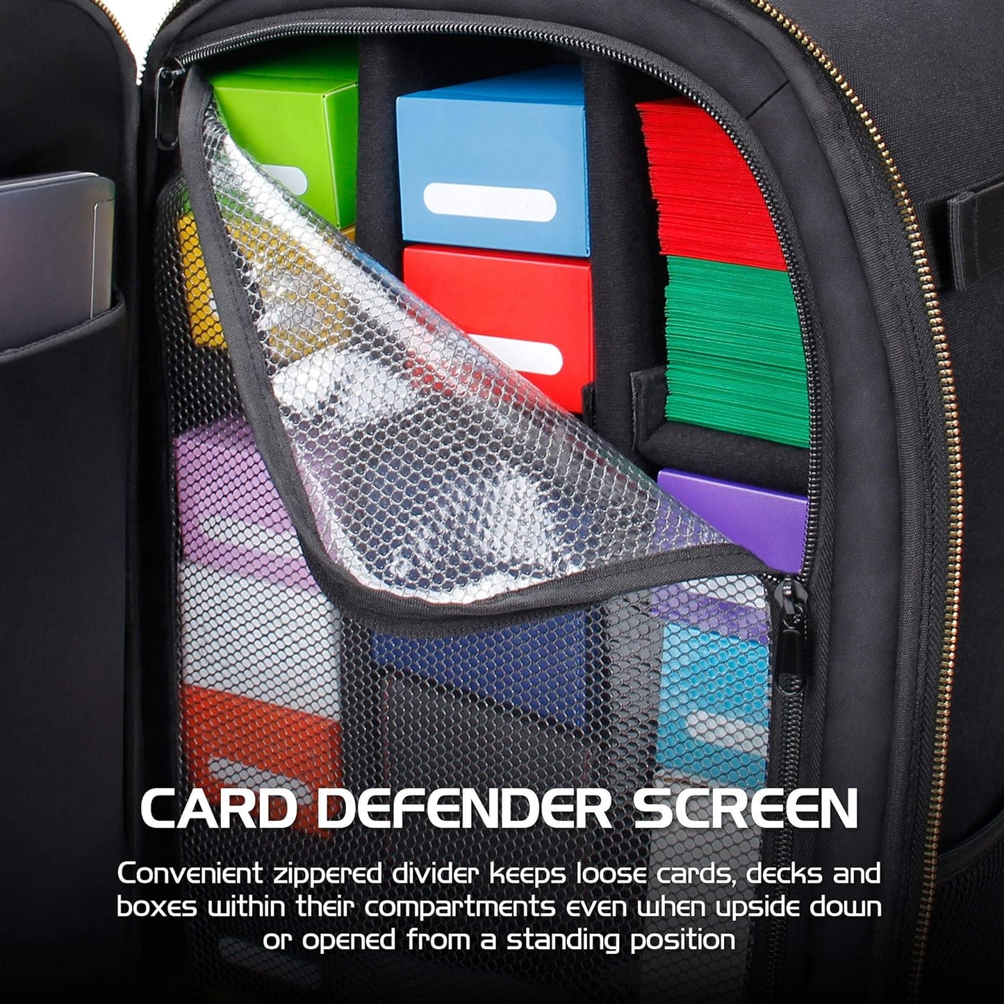 Tabletop Collector's Edition Card Storage Backpack, Schwarz
