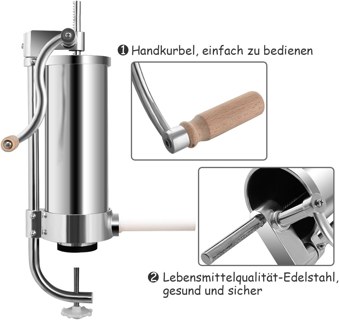 Wurstfüllmaschine, 3,6L - 4 Füllrohre