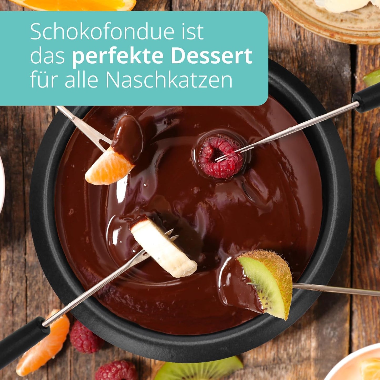 Schokofondue, 250 ml für 1-2 Personen
