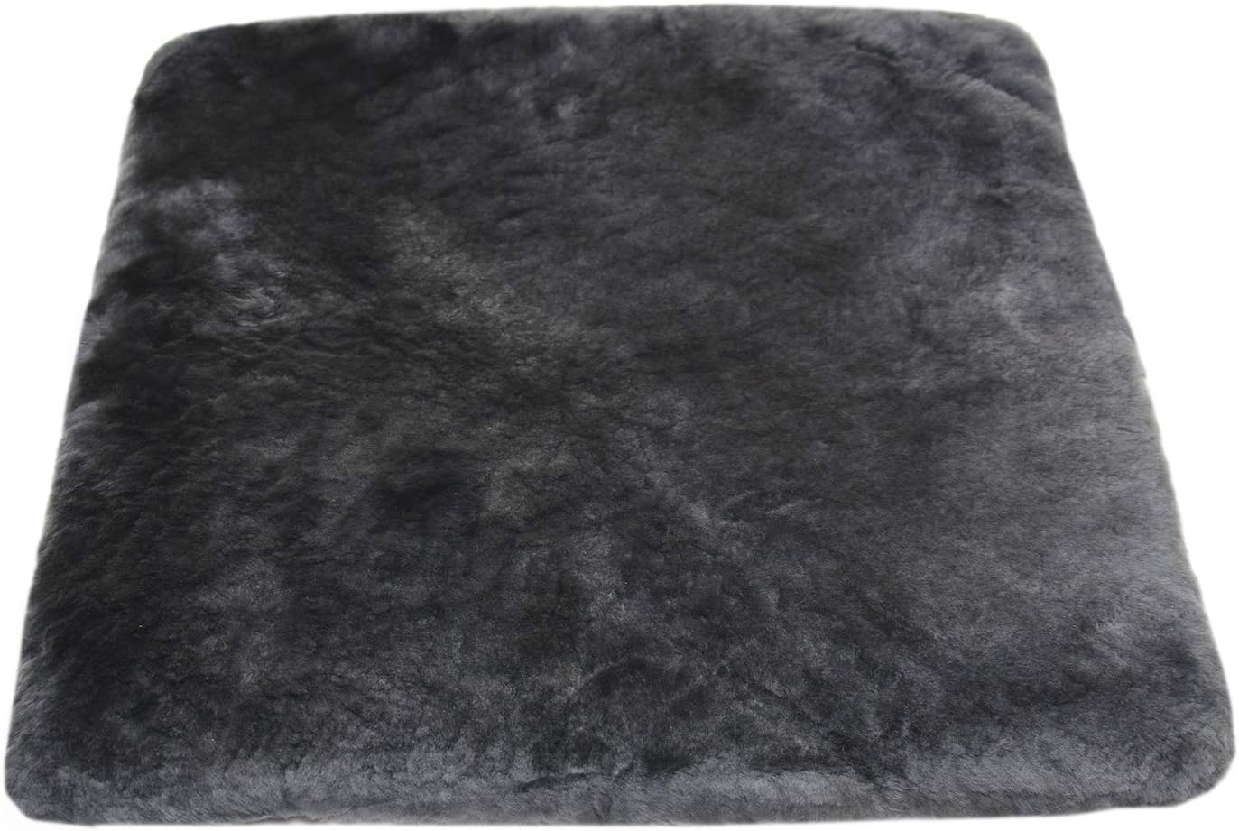 Sitzpolster Merino Schaffell 40x40 cm, Anthrazit 40x40cm