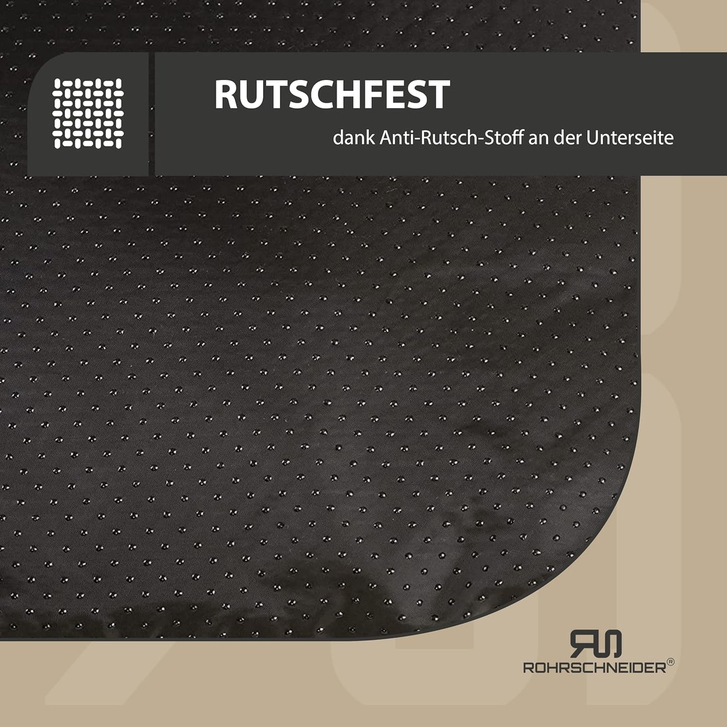 Katzenbett mit Spielkugelset, Grau feiner Cordstoff