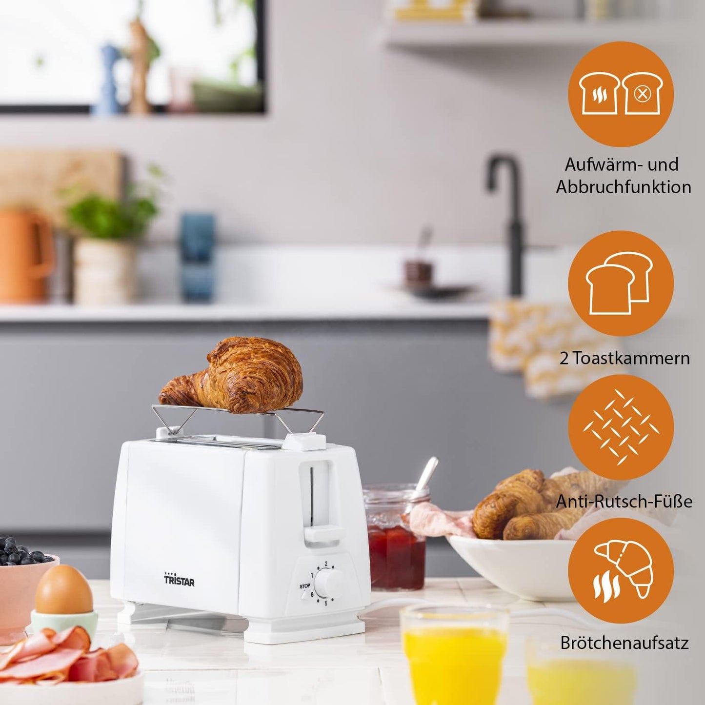 Toaster BR-1009, 2 Schlitze Single