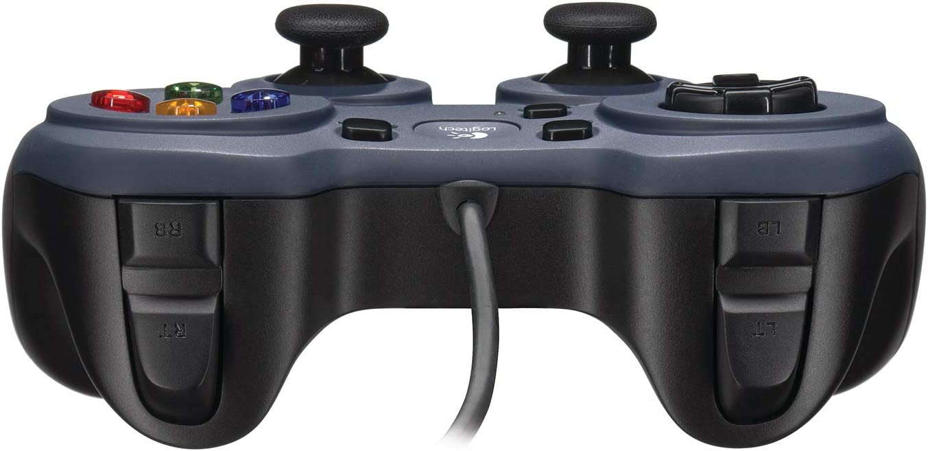 F310 Gamepad Corded, Blau/Grau