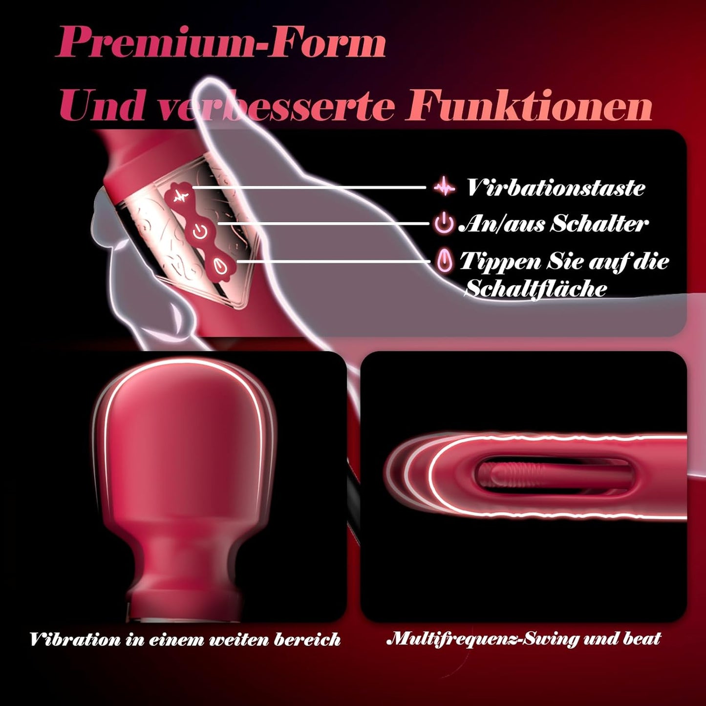 Vibratorenset für Frauen mit 10 Vibrationsmodi