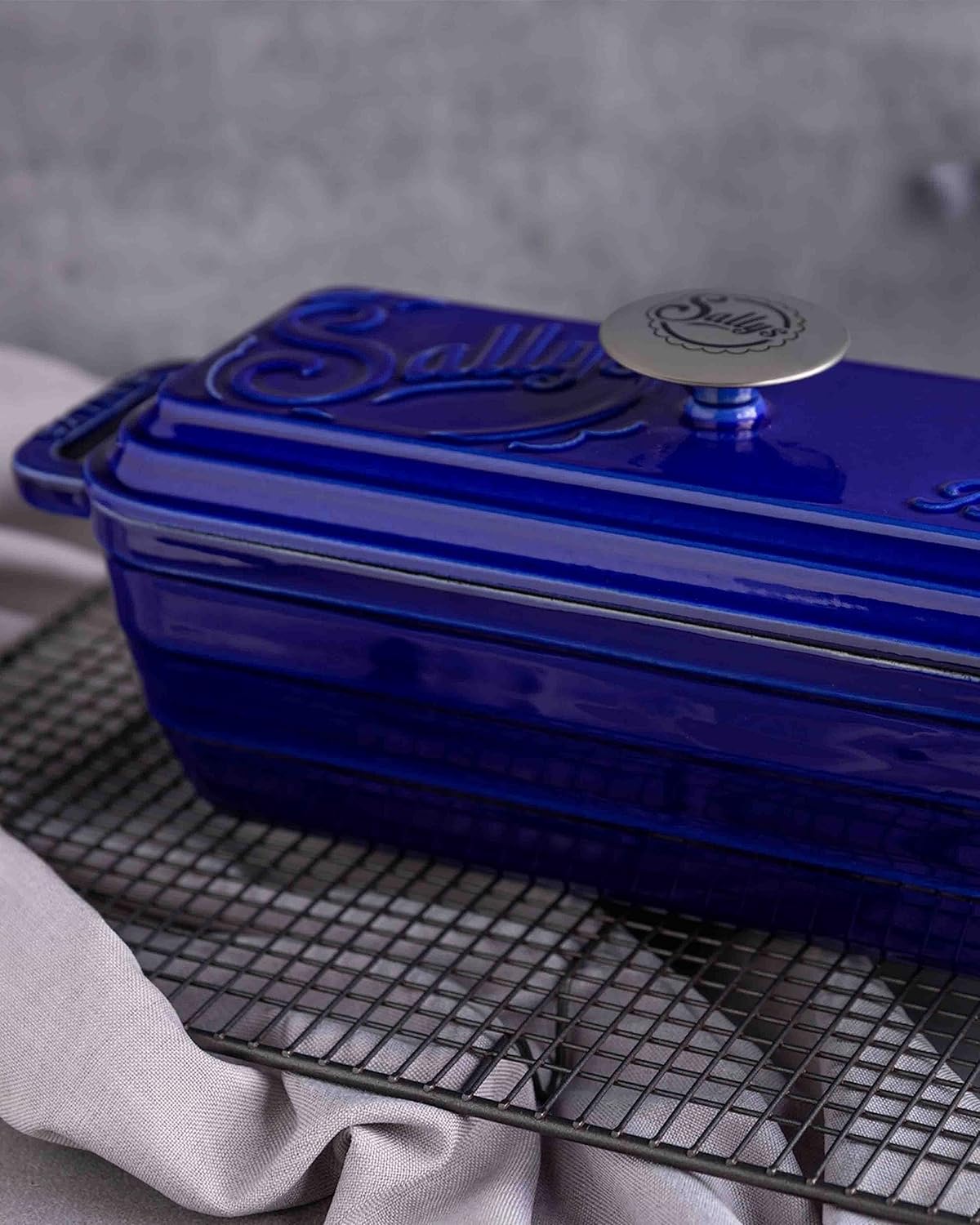 Brot-Backform Baba, Royal Blue Majolika
