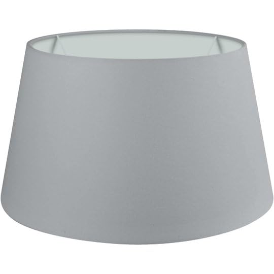 Lampenschirm, 35 cm, Grau XXL = ØU: 35cm | ØO: 27cm | H: 20cm