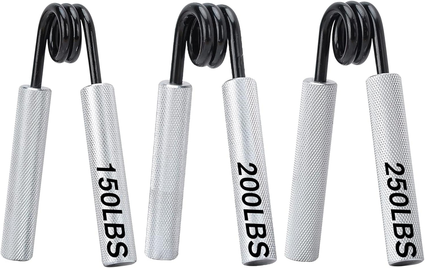3er-Set Handgriff Trainer, Silber, Satz von 3